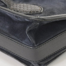 Load image into Gallery viewer, 極美品 BOTTEGAVENETA ボッテガヴェネタ イントレチャート リアルト チェーン ショルダーバッグ B04071545F ブラック 中古 4a003824