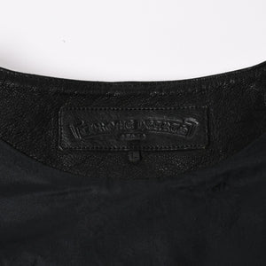 Very Good Condition CHROME HEARTS CLASSIC 2B DSTRY Classic 2B Destroy Leather Vest Size L Cross Ball Dagger Used 4a003827