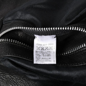 Very Good Condition CHROME HEARTS CLASSIC 2B DSTRY Classic 2B Destroy Leather Vest Size L Cross Ball Dagger Used 4a003827