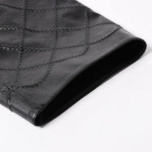 画像をギャラリービューアに読み込む, 極美品 CHANEL シャネル マトラッセ ノーカラー仕様ブラックレザージャケット ラムスキン ココマーク アウター 50サイズ P72638 中古 4a003769