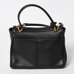 極美品 BALENCIAGA バレンシアガ ロデオハンドバッグ 795456 M69・4263 ショルダーバッグ 2way カーフスキン ブラック ゴールド金具 中古 4a003644