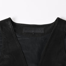 画像をギャラリービューアに読み込む, 極美品 CHROME HEARTS クロムハーツ CLASSIC 2B DSTRY クラシック2B デストロイレザー ベスト サイズL クロスボール ダガー 中古 4a003827