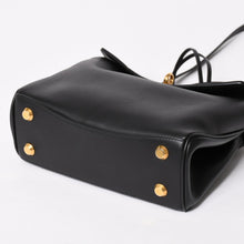 画像をギャラリービューアに読み込む, 極美品 BALENCIAGA バレンシアガ ロデオハンドバッグ 795456 M69・4263 ショルダーバッグ 2way カーフスキン ブラック ゴールド金具 中古 4a003644