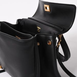 極美品 BALENCIAGA バレンシアガ ロデオハンドバッグ 795456 M69・4263 ショルダーバッグ 2way カーフスキン ブラック ゴールド金具 中古 4a003644