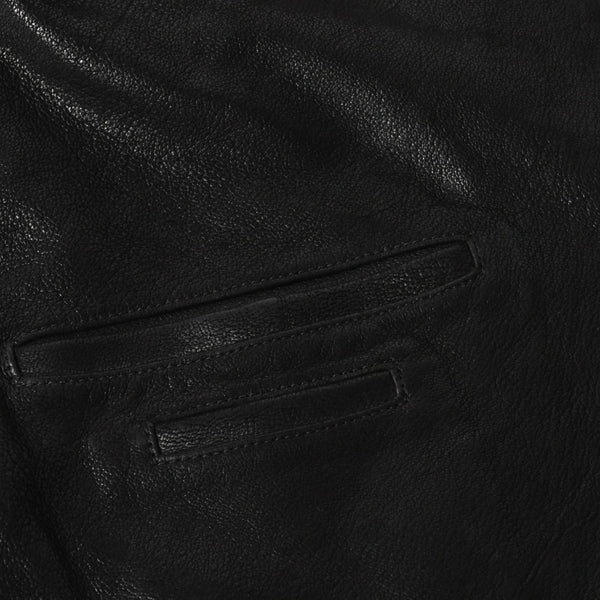 Very Good Condition CHROME HEARTS CLASSIC 2B DSTRY Classic 2B Destroy Leather Vest Size L Cross Ball Dagger Used 4a003827