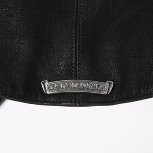 Very Good Condition CHROME HEARTS CLASSIC 2B DSTRY Classic 2B Destroy Leather Vest Size L Cross Ball Dagger Used 4a003827