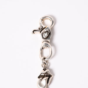 Very good condition CHROME HEARTS 2 clip long lip & tan wallet chain Weight approx. 339.0g Total length approx. 55cm 13 links Used 4a003756