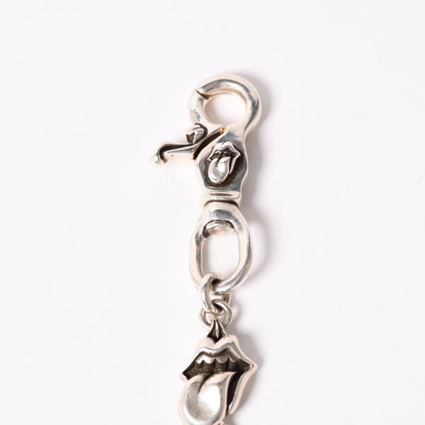 Very good condition CHROME HEARTS 2 clip long lip & tan wallet chain Weight approx. 339.0g Total length approx. 55cm 13 links Used 4a003756