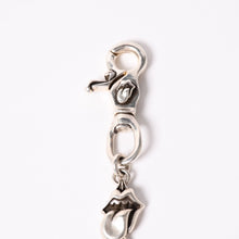 Load image into Gallery viewer, 極美品 CHROME HEARTS クロムハーツ 2クリップロング リップ＆タンウォレットチェーン 重量約339.0ｇ 全長約55cm 13リンク 中古 4a003756