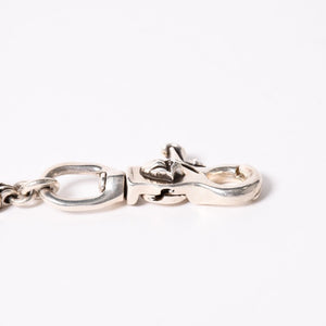 Very good condition CHROME HEARTS 2 clip long lip & tan wallet chain Weight approx. 339.0g Total length approx. 55cm 13 links Used 4a003756