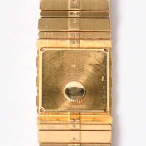 Piaget ピアジェ POLO ポロ 腕時計 7131C701 重量約146.35g K18YG 750刻印 クォーツ ゴールド文字盤 ガラスキズ 美品 中古 4a003590