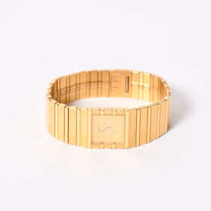 Piaget ピアジェ POLO ポロ 腕時計 7131C701 重量約146.35g K18YG 750刻印 クォーツ ゴールド文字盤 ガラスキズ 美品 中古 4a003590