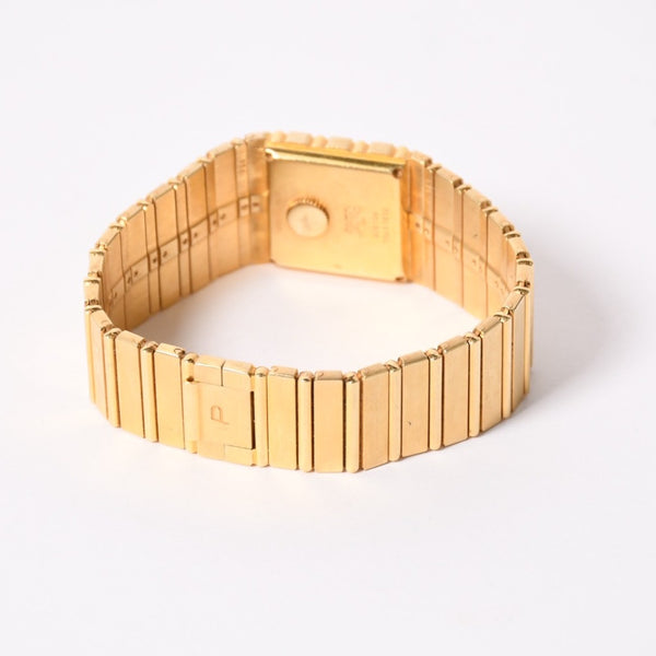 Piaget ピアジェ POLO ポロ 腕時計 7131C701 重量約146.35g K18YG 750刻印 クォーツ ゴールド文字盤 ガラスキズ 美品 中古 4a003590