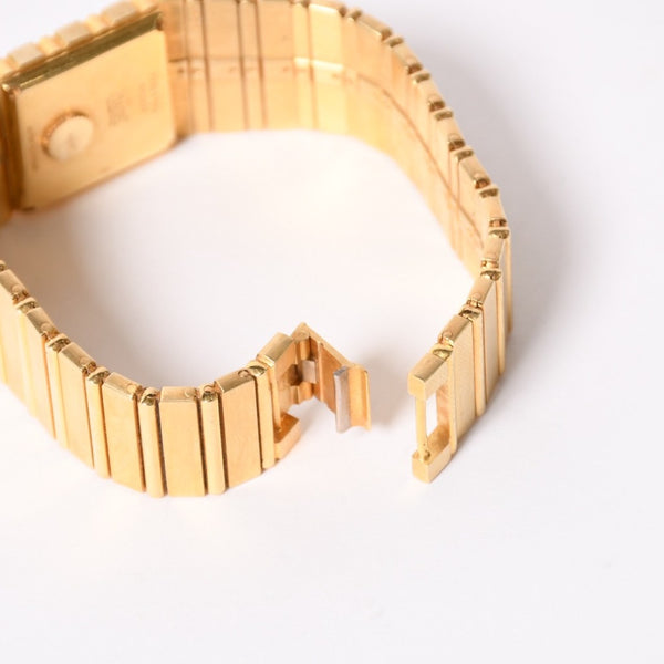 Piaget ピアジェ POLO ポロ 腕時計 7131C701 重量約146.35g K18YG 750刻印 クォーツ ゴールド文字盤 ガラスキズ 美品 中古 4a003590