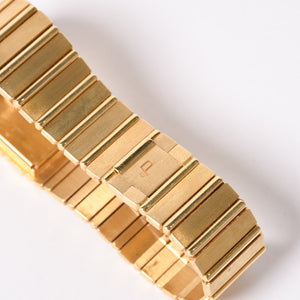 Piaget ピアジェ POLO ポロ 腕時計 7131C701 重量約146.35g K18YG 750刻印 クォーツ ゴールド文字盤 ガラスキズ 美品 中古 4a003590