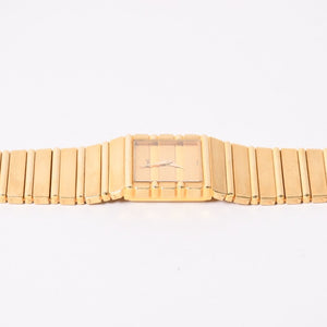 Piaget ピアジェ POLO ポロ 腕時計 7131C701 重量約146.35g K18YG 750刻印 クォーツ ゴールド文字盤 ガラスキズ 美品 中古 4a003590