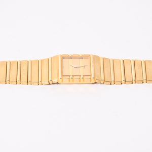 Piaget ピアジェ POLO ポロ 腕時計 7131C701 重量約146.35g K18YG 750刻印 クォーツ ゴールド文字盤 ガラスキズ 美品 中古 4a003590