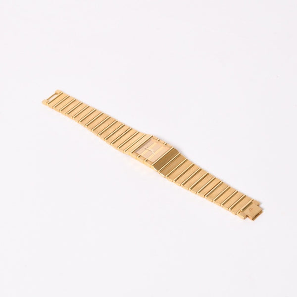 Piaget ピアジェ POLO ポロ 腕時計 7131C701 重量約146.35g K18YG 750刻印 クォーツ ゴールド文字盤 ガラスキズ 美品 中古 4a003590
