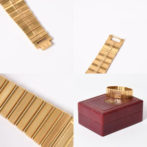 Piaget ピアジェ POLO ポロ 腕時計 7131C701 重量約146.35g K18YG 750刻印 クォーツ ゴールド文字盤 ガラスキズ 美品 中古 4a003590