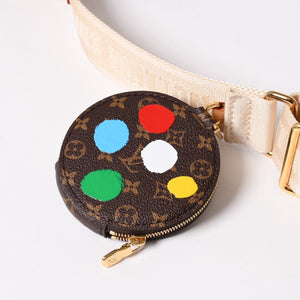 Very Good Condition LOUIS VUITTON Yayoi Kusama Multi Pochette Accessoire M46385 Monogram Canvas Multi Color Used 4a003834