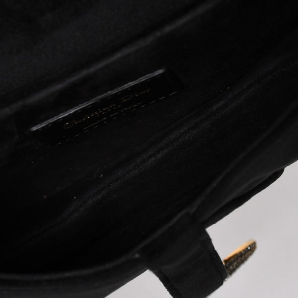 Very Good Condition Christian Dior Saddle Bag Mini Strass One Shoulder Bag M447SCUCS Velvet Used 4a003836