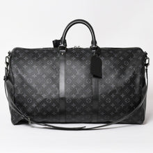 画像をギャラリービューアに読み込む, 新品同様 LOUIS VUITTON ルイヴィトン キーポル バンドリエール55 ボストンバッグ M40605 モノグラムエクリプス 中古 4a004167