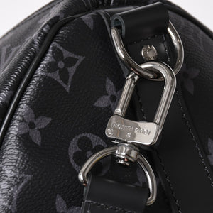 新品同様 LOUIS VUITTON ルイヴィトン キーポル バンドリエール55 ボストンバッグ M40605 モノグラムエクリプス 中古 4a004167