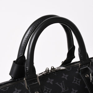 新品同様 LOUIS VUITTON ルイヴィトン キーポル バンドリエール55 ボストンバッグ M40605 モノグラムエクリプス 中古 4a004167