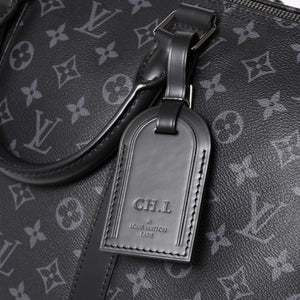 新品同様 LOUIS VUITTON ルイヴィトン キーポル バンドリエール55 ボストンバッグ M40605 モノグラムエクリプス 中古 4a004167