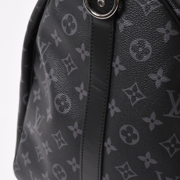 新品同様 LOUIS VUITTON ルイヴィトン キーポル バンドリエール55 ボストンバッグ M40605 モノグラムエクリプス 中古 4a004167