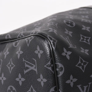 新品同様 LOUIS VUITTON ルイヴィトン キーポル バンドリエール55 ボストンバッグ M40605 モノグラムエクリプス 中古 4a004167