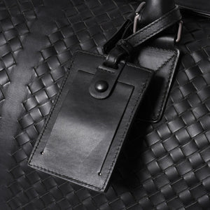BOTTEGA VENETA Intrecciato Boston Bag Leather 2WAY Black Good Condition Used 4a003838