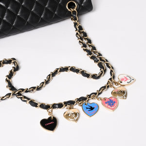 極美品 CHANEL シャネル マトラッセ25 チェーンショルダーバッグ A46514 12番台 バレンタイン限定 ココマーク ラムスキン 中古 4a003835