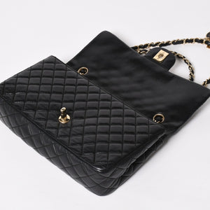 極美品 CHANEL シャネル マトラッセ25 チェーンショルダーバッグ A46514 12番台 バレンタイン限定 ココマーク ラムスキン 中古 4a003835