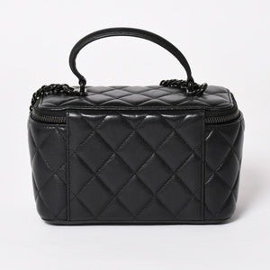 Very Good Condition CHANEL SO BLACK Vanity Chain Shoulder Bag AP2199 Random Number Coco Mark Used 4a003839