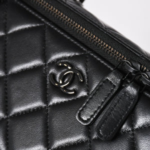 Very Good Condition CHANEL SO BLACK Vanity Chain Shoulder Bag AP2199 Random Number Coco Mark Used 4a003839