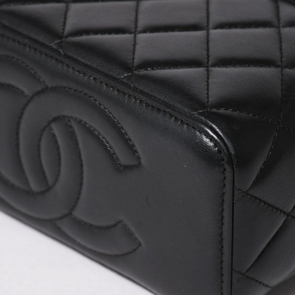 Very Good Condition CHANEL SO BLACK Vanity Chain Shoulder Bag AP2199 Random Number Coco Mark Used 4a003839