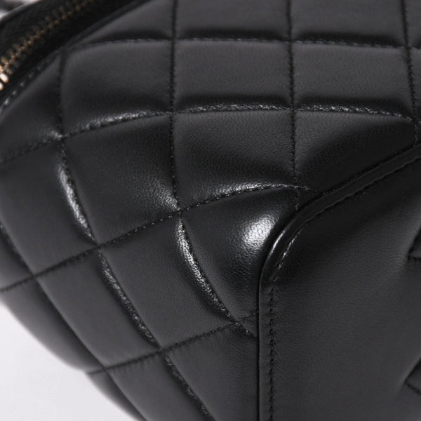 Very Good Condition CHANEL SO BLACK Vanity Chain Shoulder Bag AP2199 Random Number Coco Mark Used 4a003839