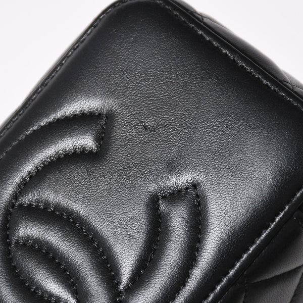 Very Good Condition CHANEL SO BLACK Vanity Chain Shoulder Bag AP2199 Random Number Coco Mark Used 4a003839