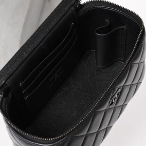 Very Good Condition CHANEL SO BLACK Vanity Chain Shoulder Bag AP2199 Random Number Coco Mark Used 4a003839