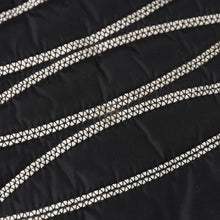 画像をギャラリービューアに読み込む, CHANEL シャネル スポーツライン バックパック リュック 10番台 ココマーク ナイロン ステッチ ブラック ホワイト 美品 中古 4a003832