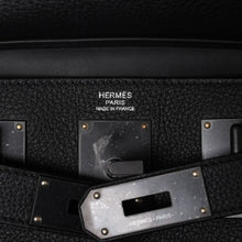 画像をギャラリービューアに読み込む, 新品未使用 エルメス HERMES ケリーアッカドPM W刻印 ワンショルダーバッグ ブラック ソーブラック モノクローム金具 中古 4a003843