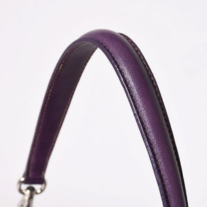 PRADA One shoulder bag BR3927 Triangle logo plate Triangle plate Nappa leather Purple Silver hardware Good condition Used 4a003488