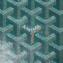 画像をギャラリービューアに読み込む, 新品同様 GOYARD ゴヤール コンティポーチ CONTIPPMLTY09CL09P クラッチバッグ グリーン PVC レザー シルバー金具 中古 4a003845