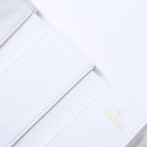 極美品 CHANEL シャネル CHANEL 19 スモールフラップウォレット 三つ折り財布 AP1064 32番台 ココマーク ラムスキン ホワイト 中古 4a003636
