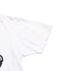 CHROME HEARTS クロムハーツ Joe Foti Dog Star Skull Tee ホースシュー CHプラス ホワイト Tシャツ Sサイズ スカルフェイス ドッグプリント スター 良品 中古 4a003851