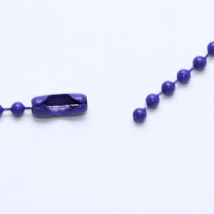 New and unused CHROME HEARTS Silichrome Dagger Pendant Purple Dagger Necklace Accessory Silicone Ball Chain Used 4a003849