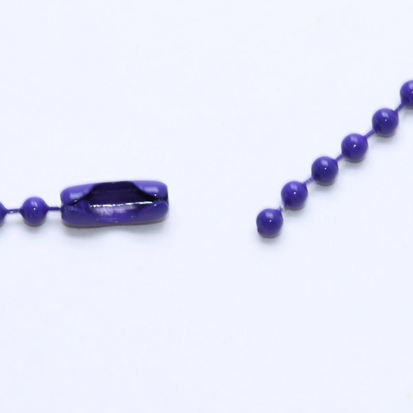 New and unused CHROME HEARTS Silichrome Dagger Pendant Purple Dagger Necklace Accessory Silicone Ball Chain Used 4a003849
