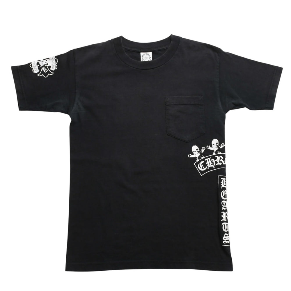 CHROME HEARTS Chrome Hearts 00s OLD FOTI SS T-shirt Joe Foti Harris Teeter Skull Black Old Chrome Hearts S size Good Condition Used 4a003859