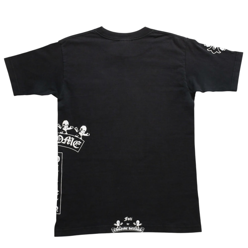 CHROME HEARTS Chrome Hearts 00s OLD FOTI SS T-shirt Joe Foti Harris Teeter Skull Black Old Chrome Hearts S size Good Condition Used 4a003859